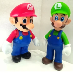 miniature supermario statue