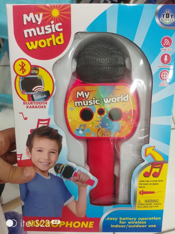 Microphone jouet pour enfant