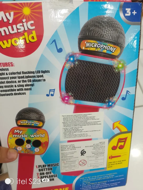 Microphone jouet pour enfant