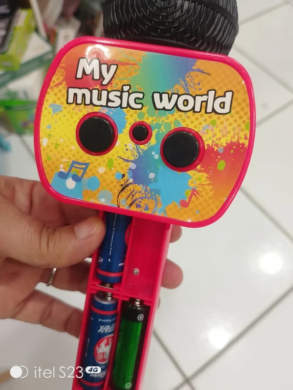 Microphone jouet pour enfant